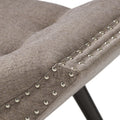 Marriott Ottoman Grey Fabric