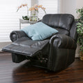 Gliding Recliner Black Pu