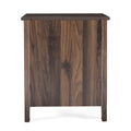 Toolless Assembly Nightstand Brown Mdf