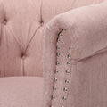 Chair Ottoman Blush Fabric