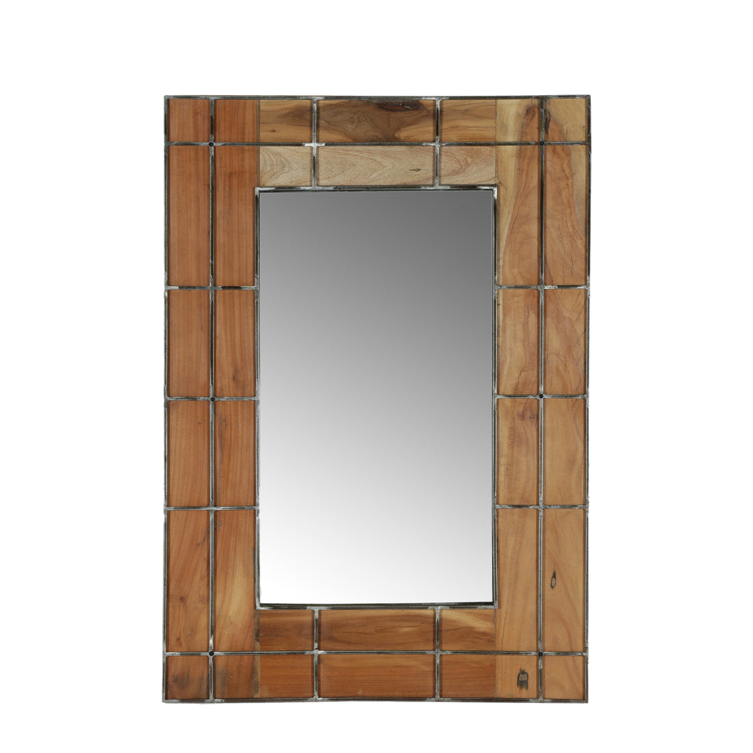 Mirror Brown Wood