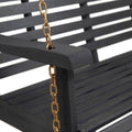 Tasmania Porch Swing Dark Grey Acacia Wood