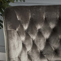 Club Chair Grey Velvet