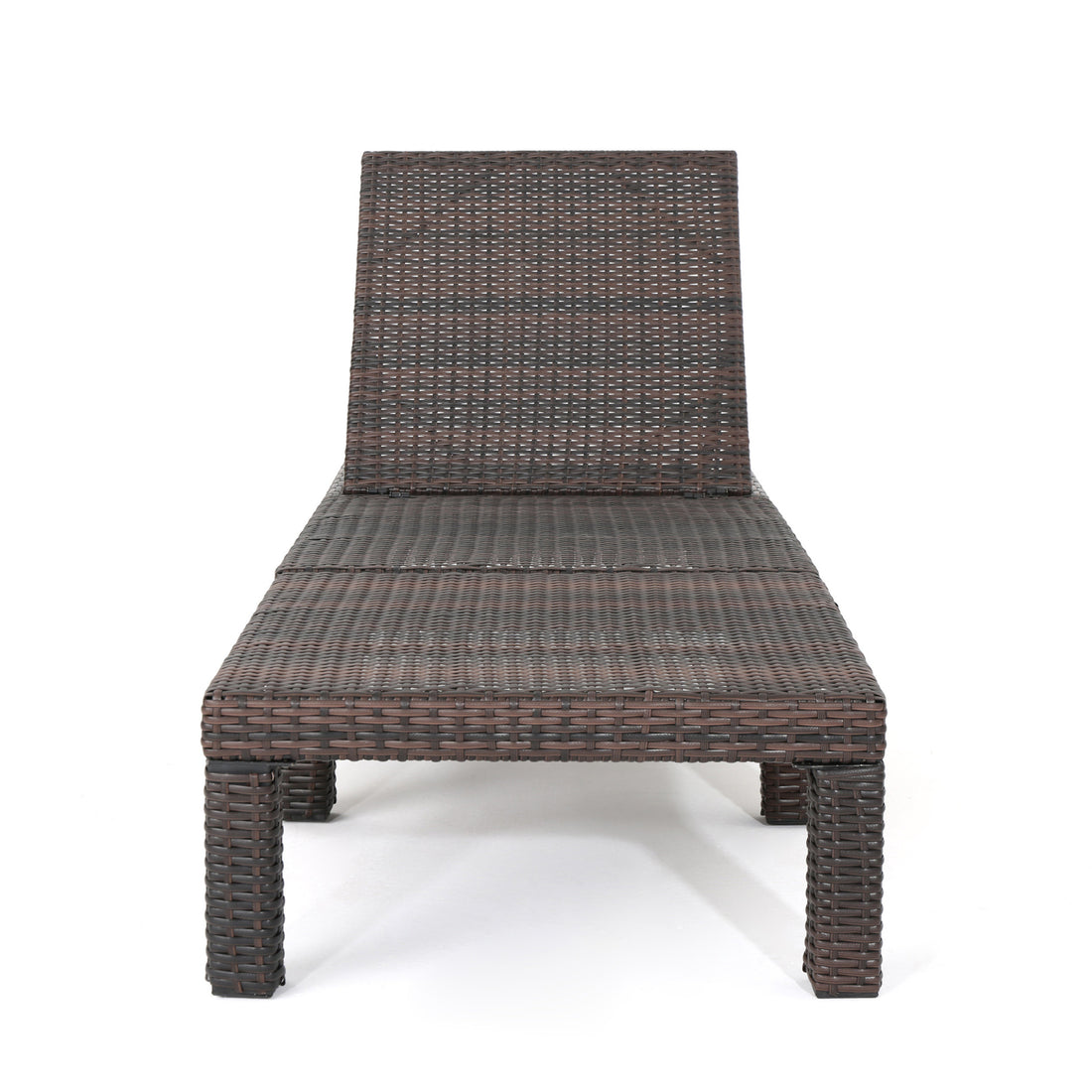 Jamaica Chaise Lounge Without Cushion Brown Rattan