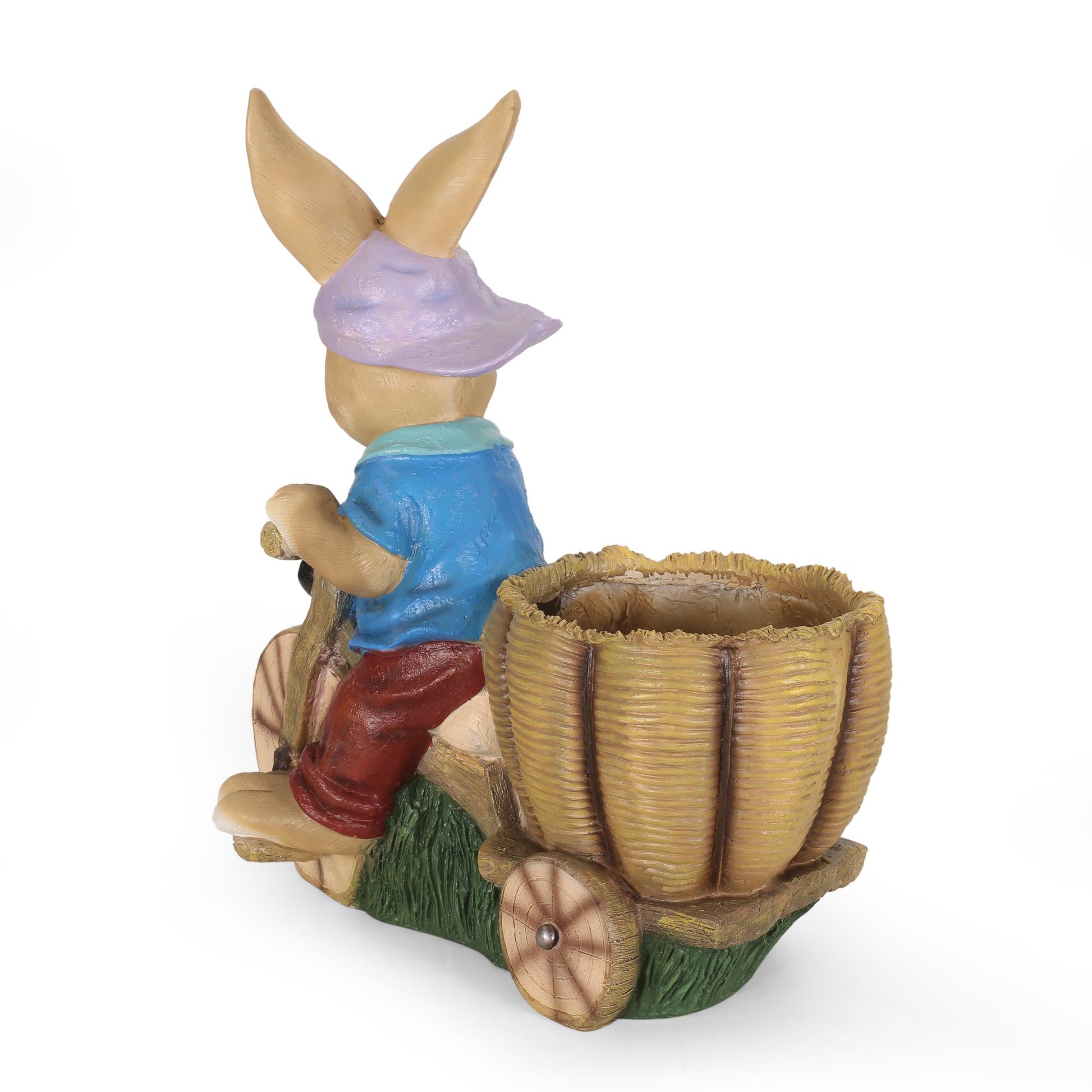 Mgo Rabbit Planter Blue Brown Magnesium Oxide