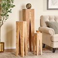 Nesting Tables Natural Wood