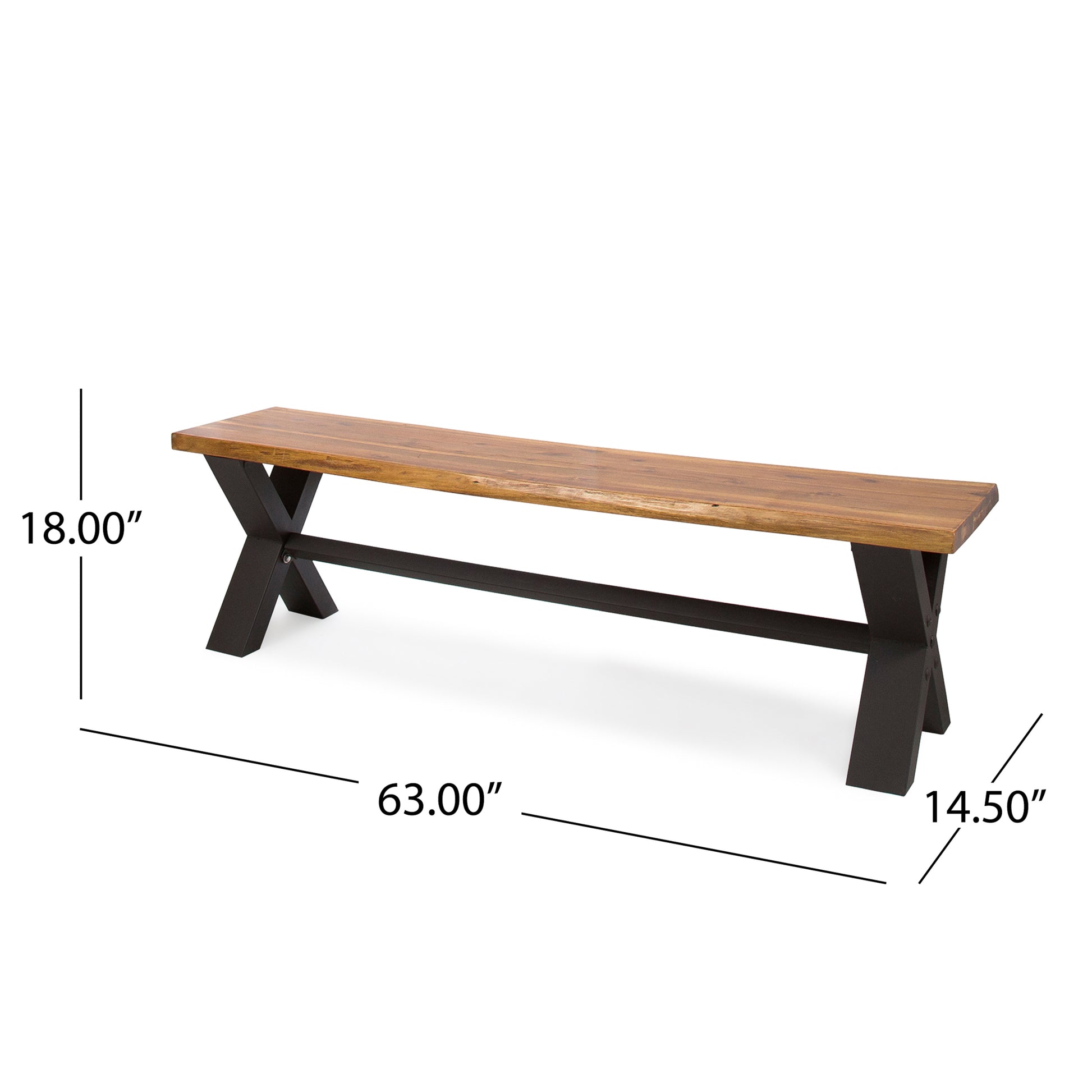 Sanibel Dining Bench Teak Acacia Wood