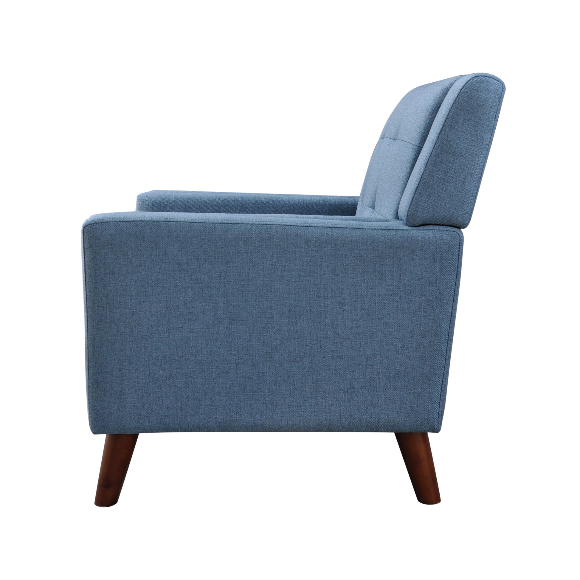 Greenmont Upholstered Armchair Blue Fabric