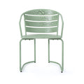 Santa Monica Bistro Set Green Iron