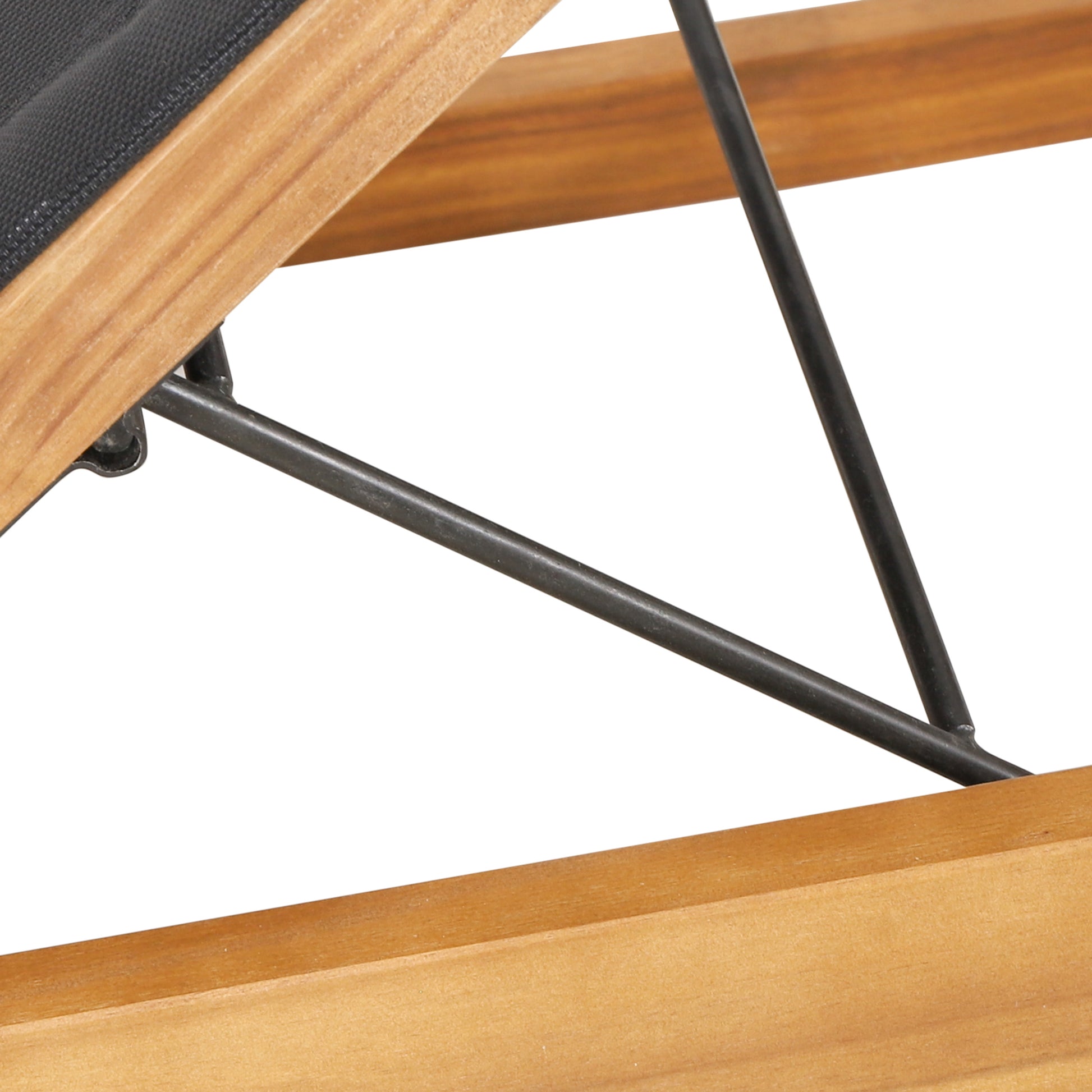 Mia Chaise Lounge Teak Metal & Wood