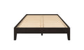 Nix Full Platform Bed Black Full Black Wood
