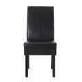 Dining Chair Mp2 Set Of 2 Black Pu