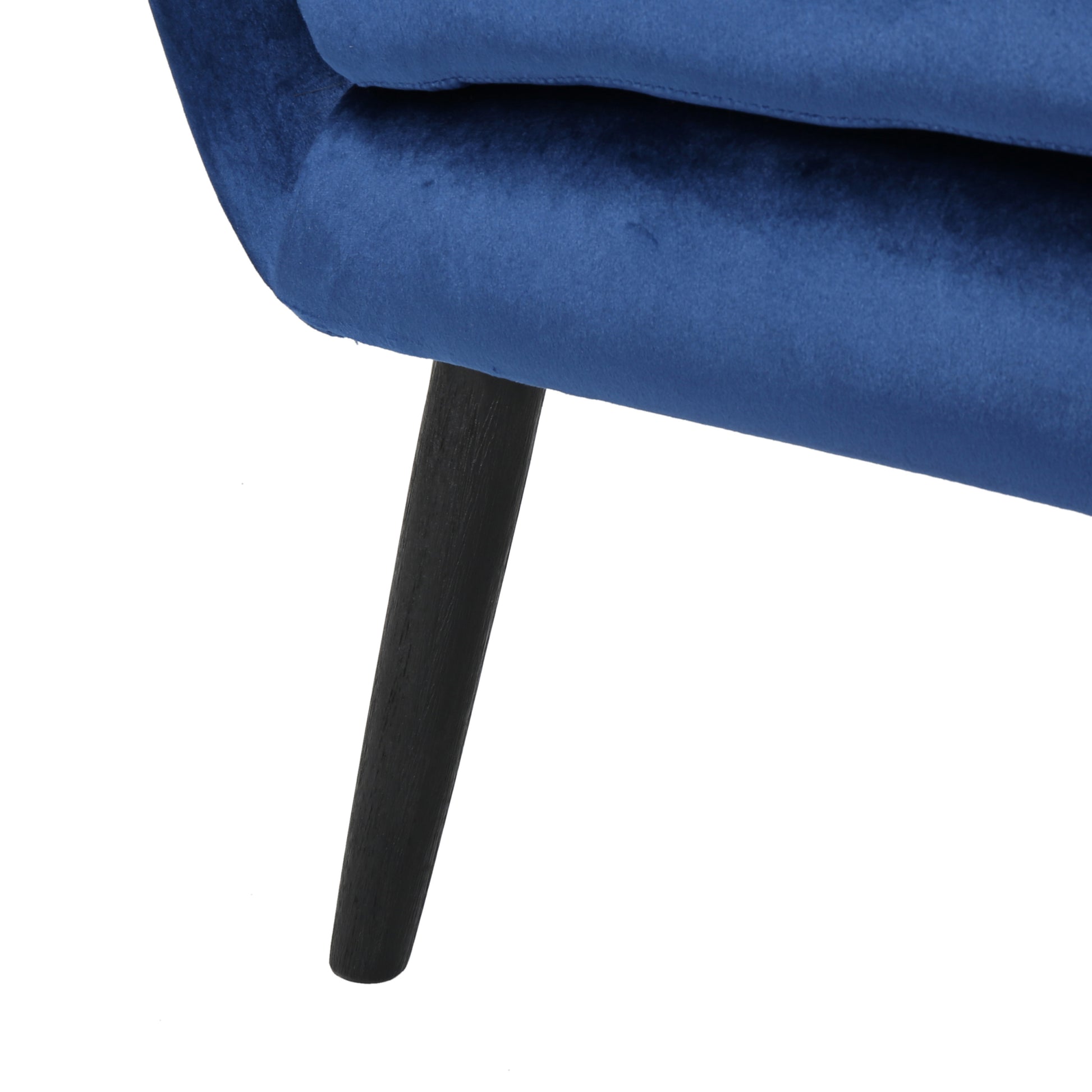 Arm Chair Navy Blue Velvet