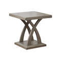 Jocelyn End Table Gray Gray Wood