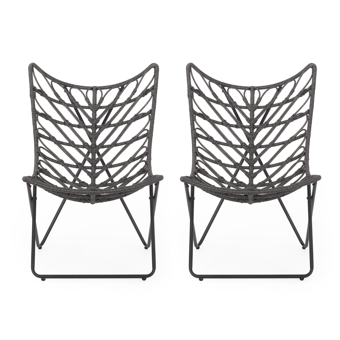 Bryson Chair Gray Rattan