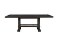 Napa 5 Piece Dining Set Dark Brown & White Dark Brown Wood