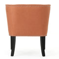 Occassional Chair Orange Fabric