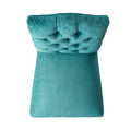 Harriet Kd Tufted Dining Chairs Mp2 Set Of 2 Green Fabric
