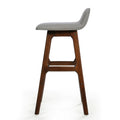 Bar Chair Light Gray Fabric