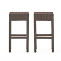 Trinidad Barstool Dark Brown Rattan