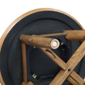 Oslo End Table, Brown Brown Wood