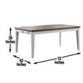 Pendleton Dining Table White White Wood