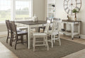 Cayla Counter Chair Set Of 2 Dark Oak Dark Brown Wood