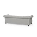 Sofa 3 Seater Grey Fabric