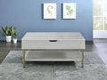 Whitman Lift Top Coffee Table White White Wood