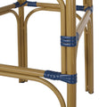 Barstool Navy Blue Wicker