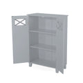 Bathroom Cabinet Gray Mdf