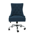 Office Chair Navy Blue Fabric