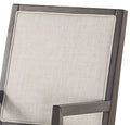 Mila Arm Chair Set Of 2 White White Fabric