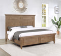 Riverdale King Bed Dark Brown King Dark Brown Wood