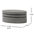 Modernesque Rotating Coffee Table 1 Black Mdf