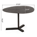 Elliptical Table Bronze Aluminium