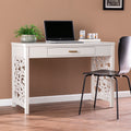 Ivybridge Desk W Storage Gray Mdf