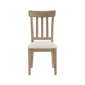 Napa Side Chair Set Of 2 Sand Light Brown Wood