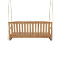 Brantley Porch Swing Teak Metal & Wood