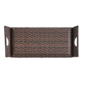 Wing Pe Storage Bench Brown Multi Rattan