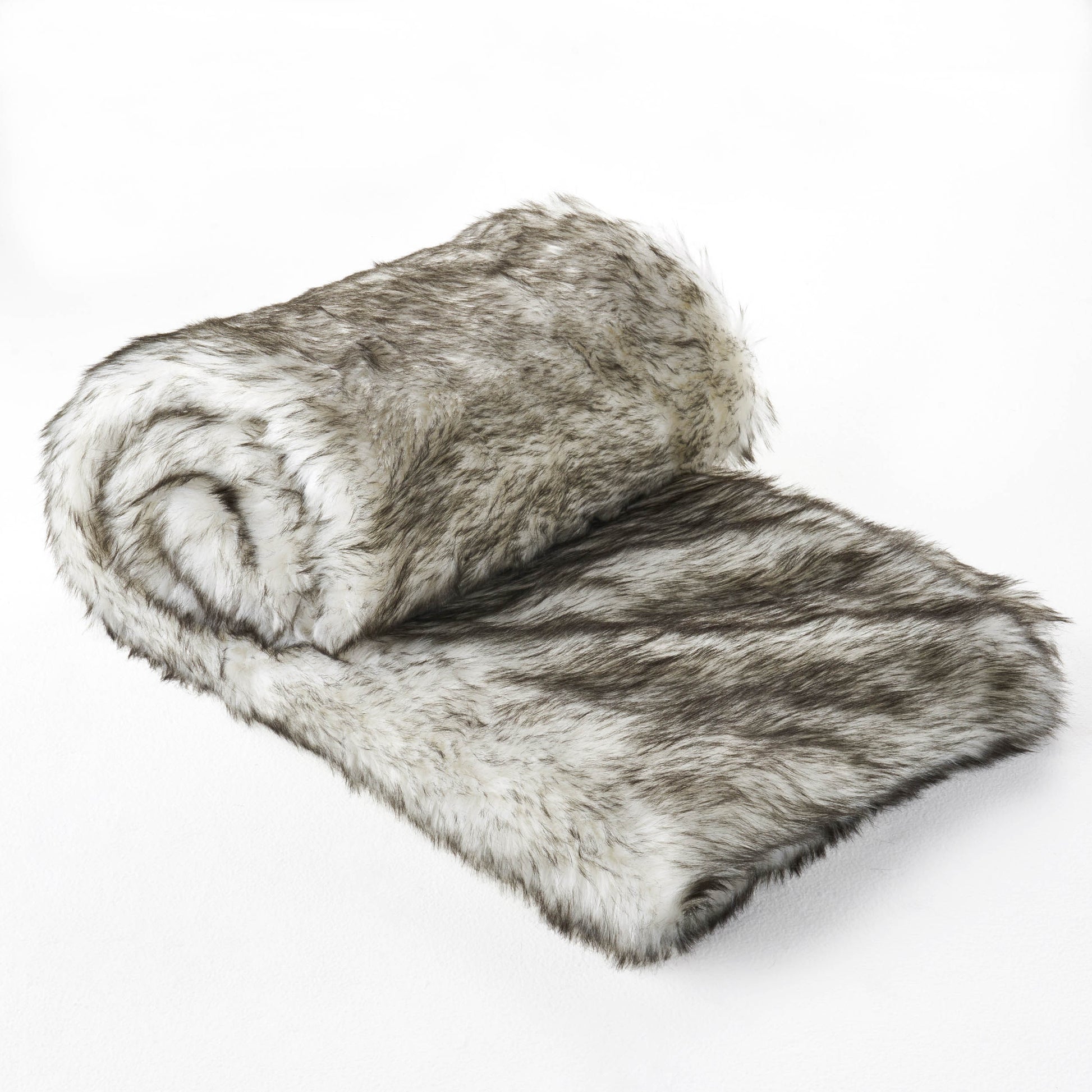 Blanket Grey Faux Fur