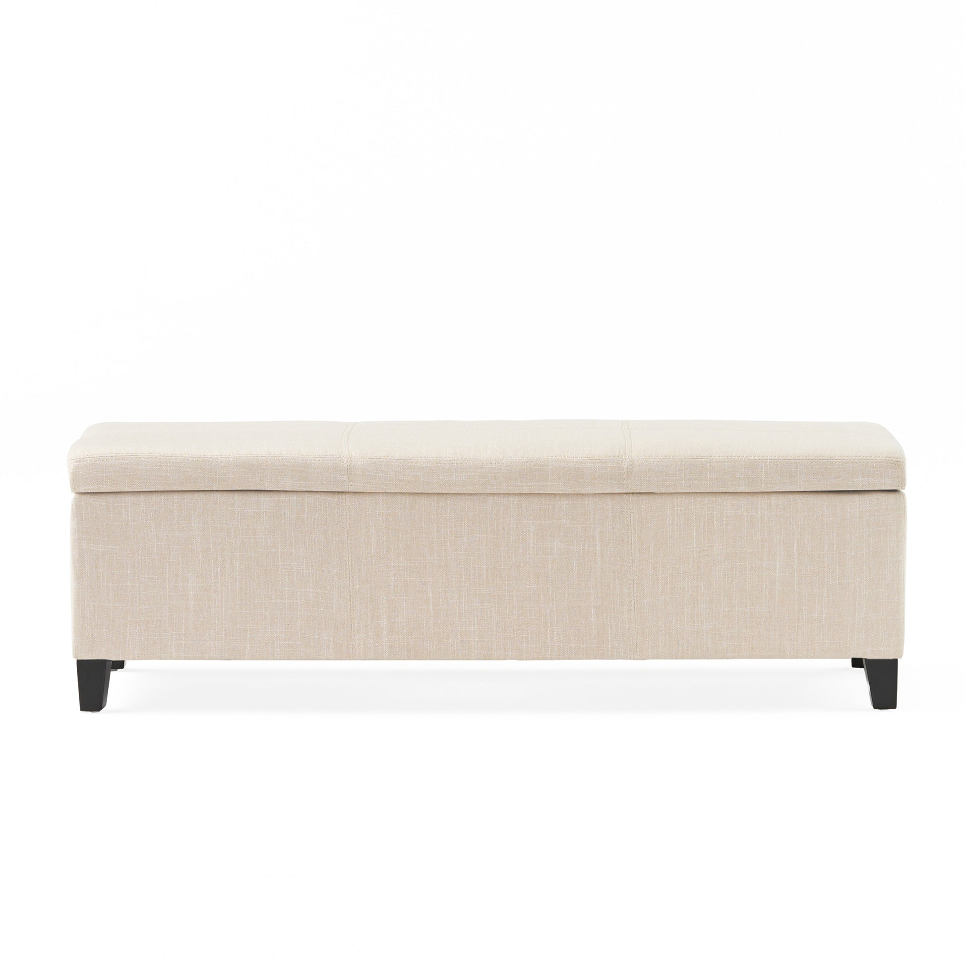 Glouster Storage Ottoman V2 Light Beige Fabric