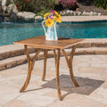 Hermosa 31.5'' Square Wood Table Teak Acacia Wood