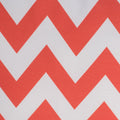 Marisol Chevron Square Pillow Orange Fabric