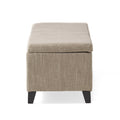 Glouster Storage Ottoman V2 Sand Fabric