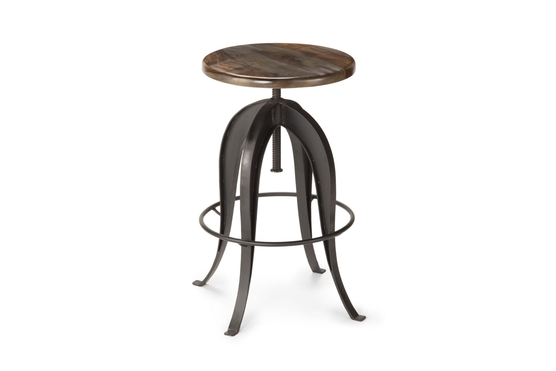 Sparrow Round Setup Stool Dark Brown Dark Brown Wood