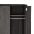 Delaney 2 Door Wardrobe Grey Mdf