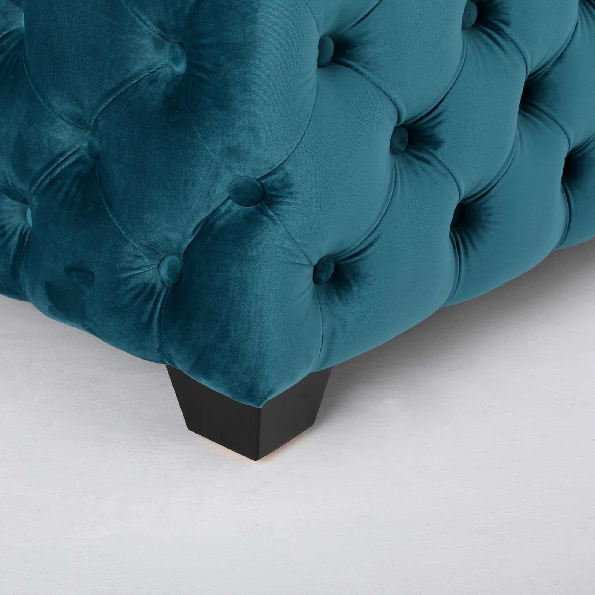 Ottoman Teal Velvet