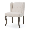 Kd Single Chair Beige Fabric