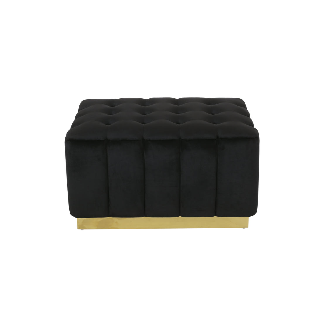 Ottoman Black Velvet